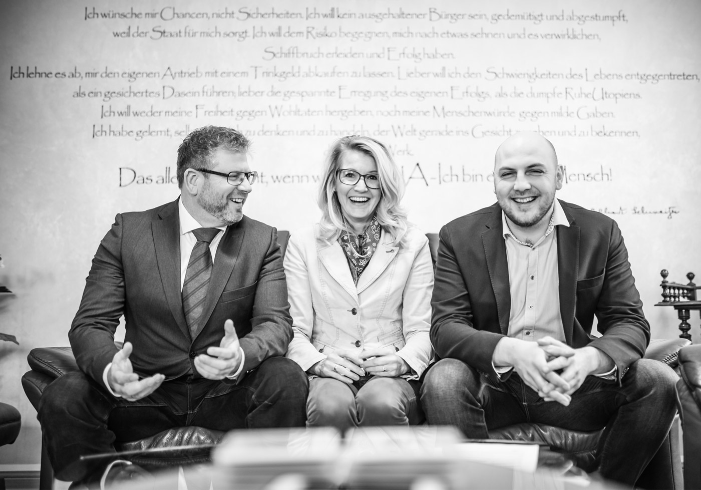 Das Team der Wirtschaftskanzlei Oster